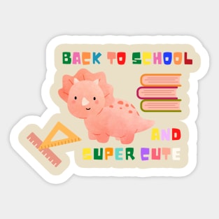 Back To School And Super Cute Sticker